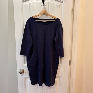 Toast Blue Cotton Dress